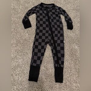 Little Sleepies Monochrome Checks